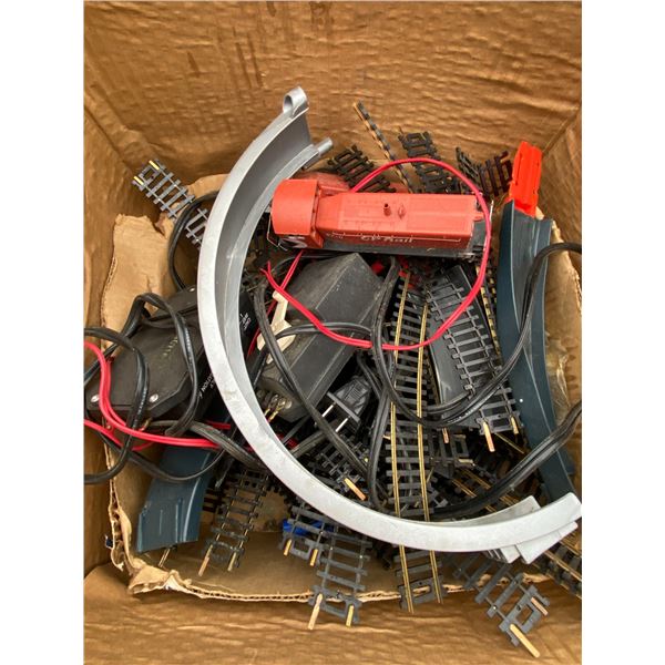 Lot Assorted Electric Train Parts and Tracks