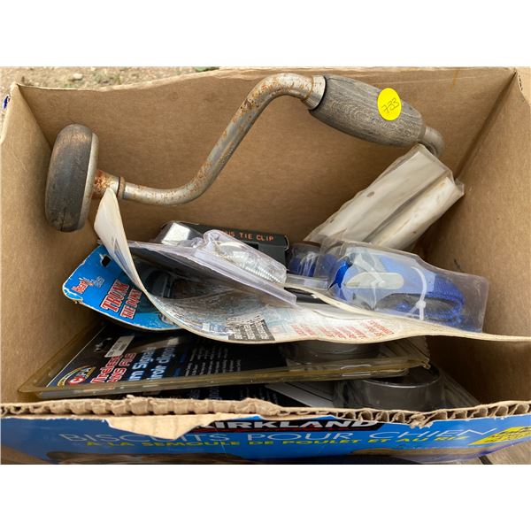 Lot Misc. Tie Down Straps (2), Mirror turn signal, Locking Latch