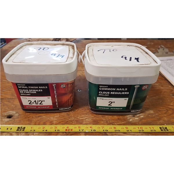 Lot 2" & 2 1/2" Nails