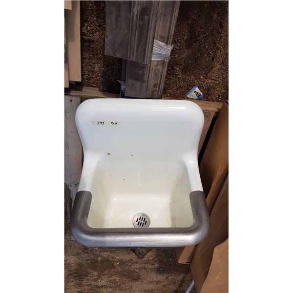 Antique Cast Sink Janitor / Mop Sink