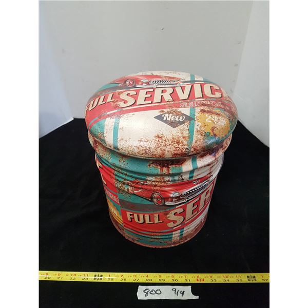 1 Full Service Seat / Tin Container