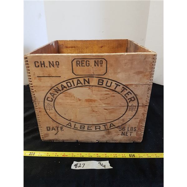 Canadian Alberta Butter Box