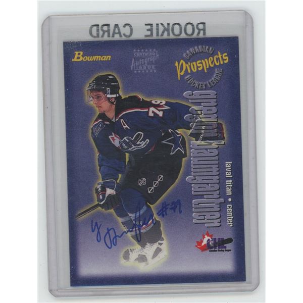 Autographed Cards  Gregor Baumgartner # 151