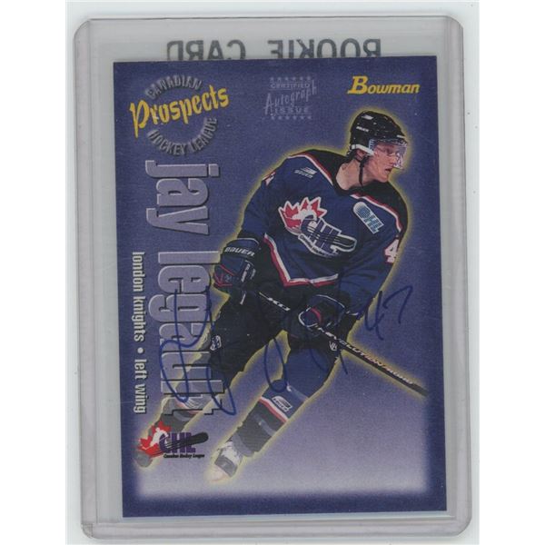 Autographed Cards  Jay Legault # 148