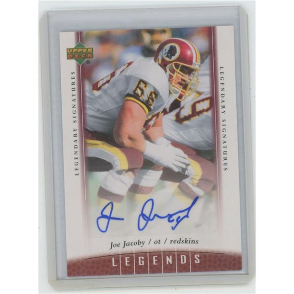 Autographed Cards  Joe Jacoby # 64