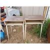 Image 1 : 2 School Desks 18 X 24 X 32 Inch