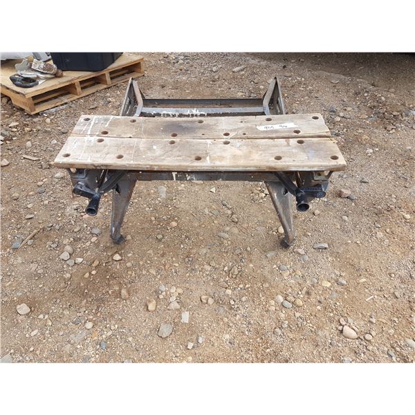 Woodworking Table With Clamp Approx. 24 X 24 Inch