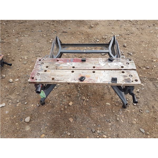 Woodworking Table With Clamp Approx. 29 X 29 Inch