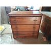 Image 1 : Antique Dresser With Mirror 18 X 36 X 35 Inch