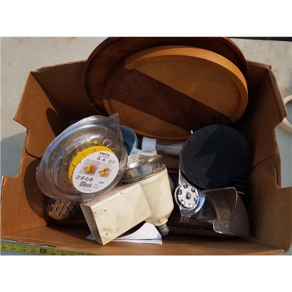 Misc. Kitchen Items & Wooden Platters