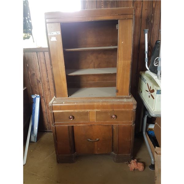 Antique Hutch 36 X 16 X 65