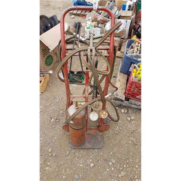 Oxy Acetylene Torch & Cart & Bottle