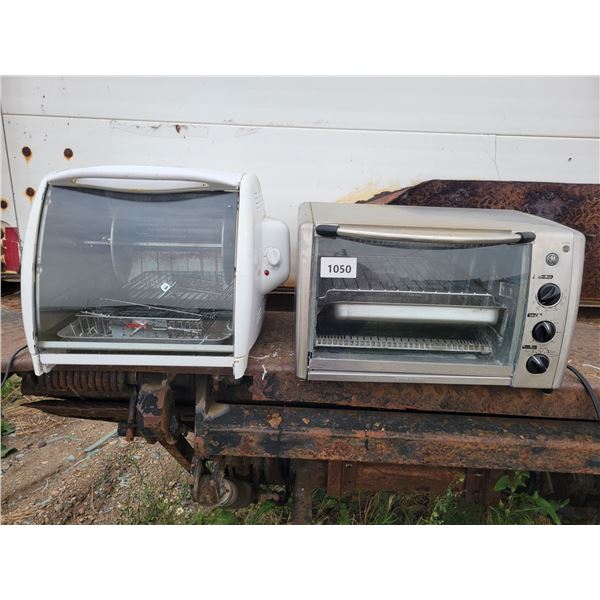 2 Toaster ovens, GE & Sunbeam electric