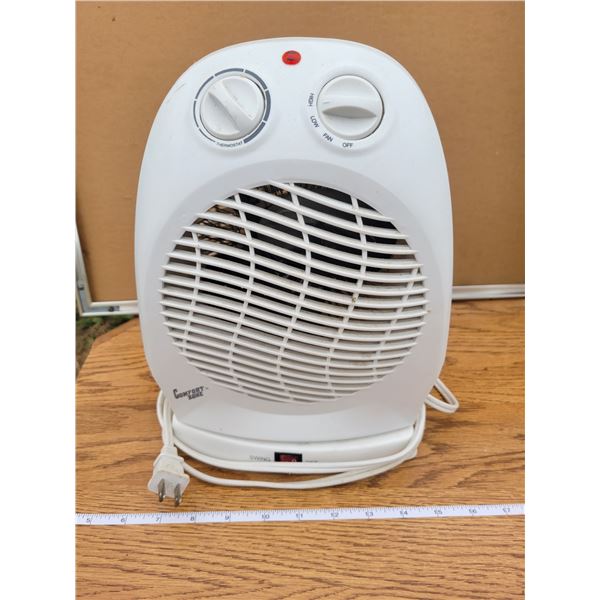 Comfort zone fan space heater