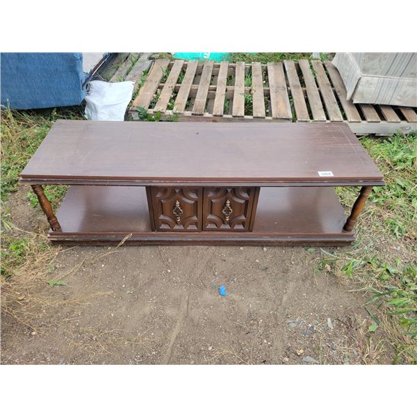 solid wood coffee table/tv stand 60"L X 20"W X 18" tall