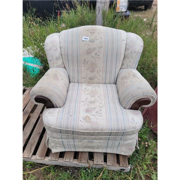 swivel arm chair