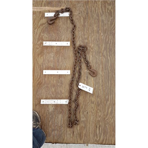 3/8" Chain Approx. 8' Unknown Grade