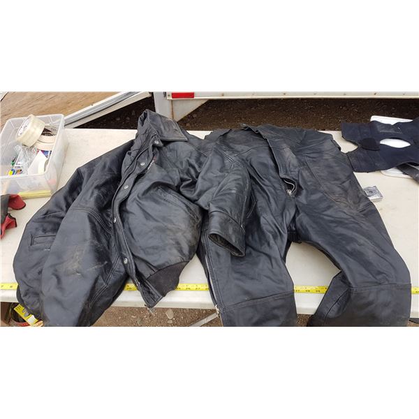 Leather & Jacket & Cover all Pants (Unknown Size)