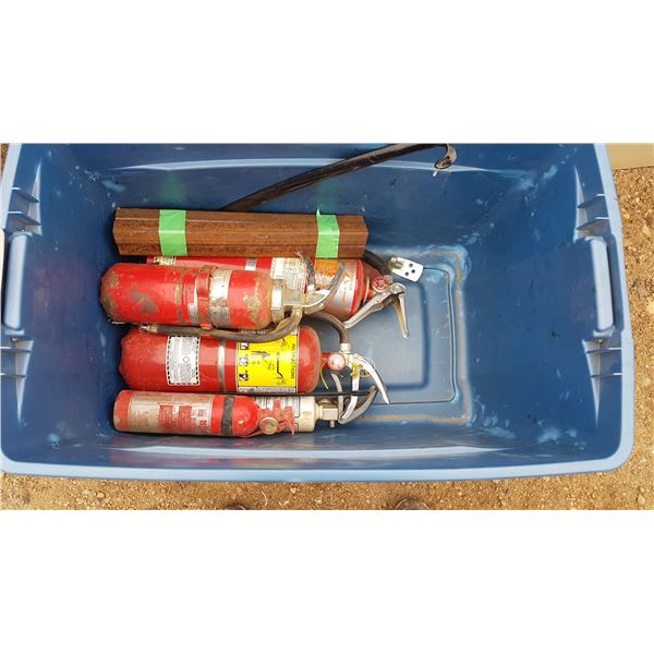 Lot Fire Extinguisher & Misc. Items