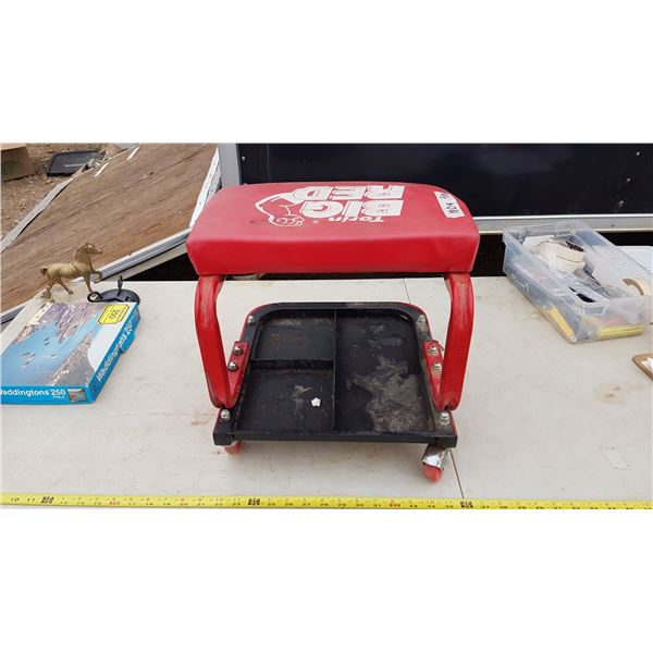 Big Red Shop Stool