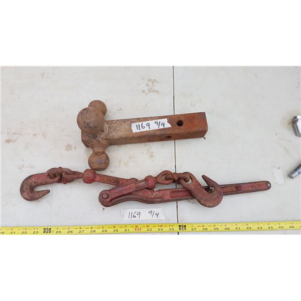 Chain Binder & 3 Ball Tow Hitch