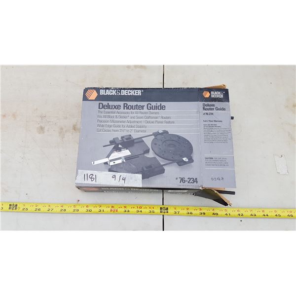 Black & Decker Router Guide
