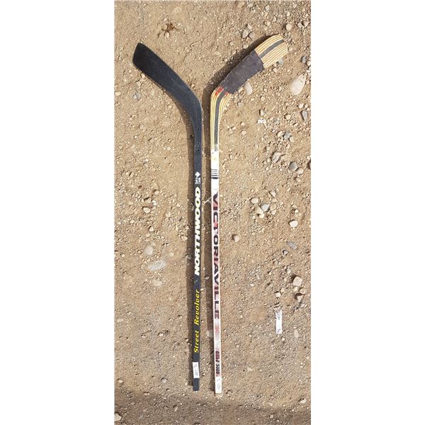 2 Hockey Sticks