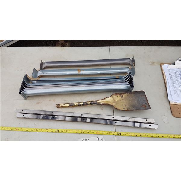 Fireplace Shovel & Brackets & Hinges