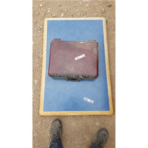 Table Top ( 41 X 27 Inch) & Vintage Briefcase