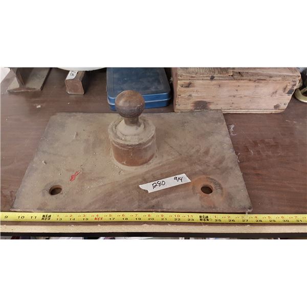 Goose Neck Hitch & Plate