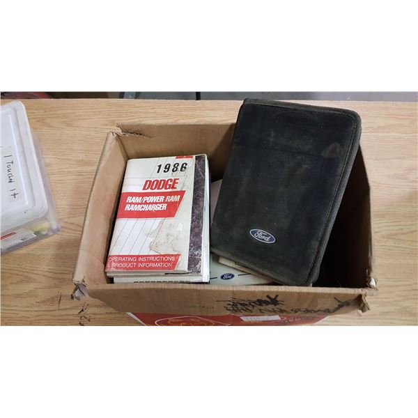 Lot Various Auto Manuals