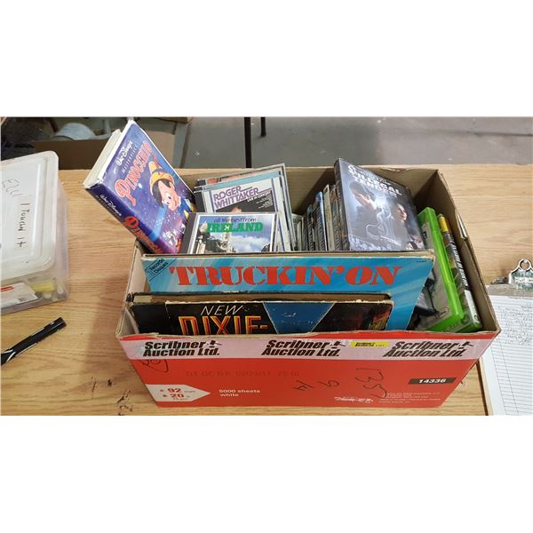 Lot CD's / DVD's / VHS & Xbox