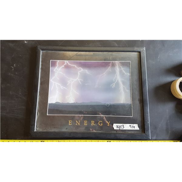 Holographic Lightning Wall - Hanging