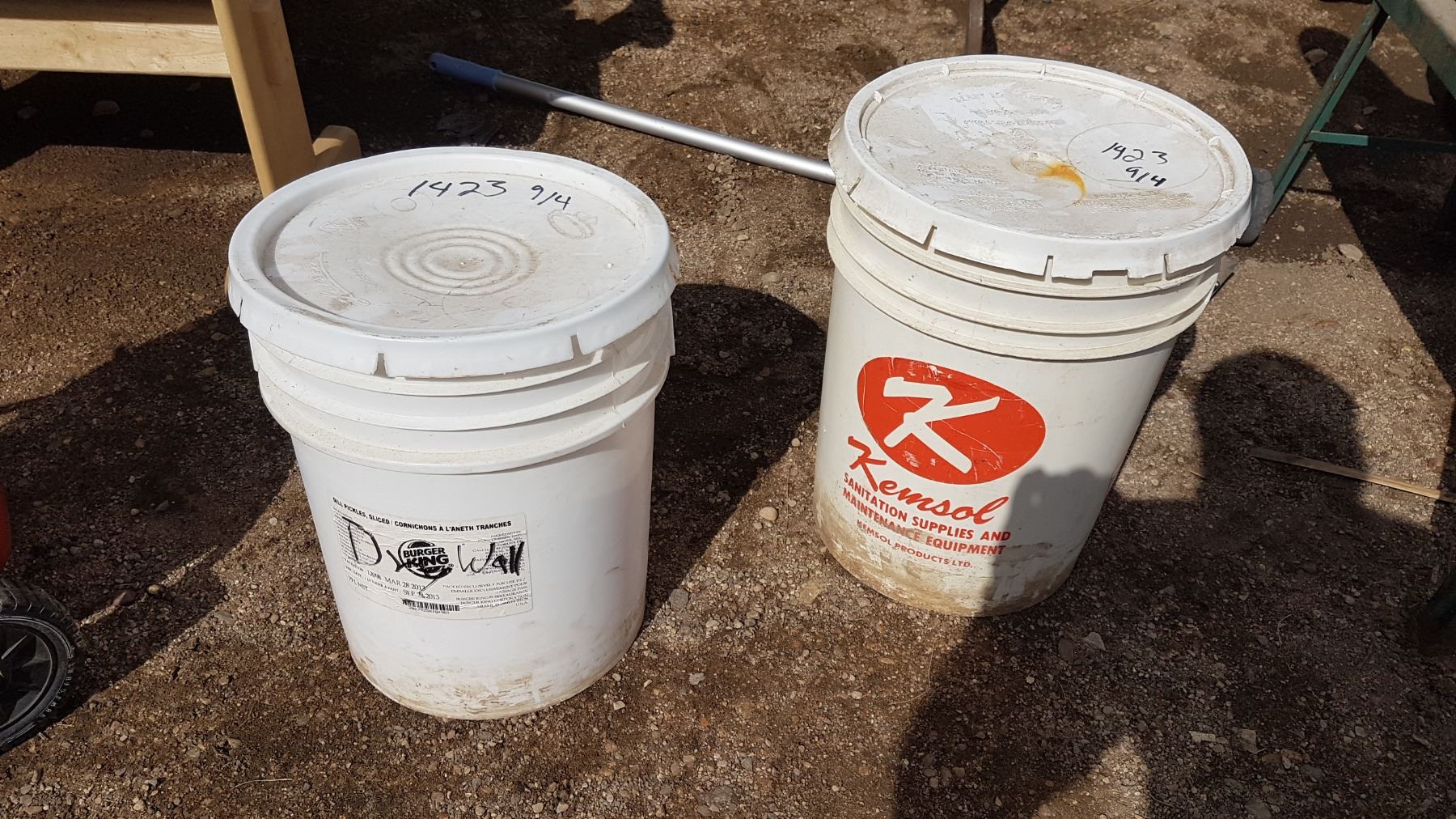 2 Pails With Contents Schmalz Auctions
