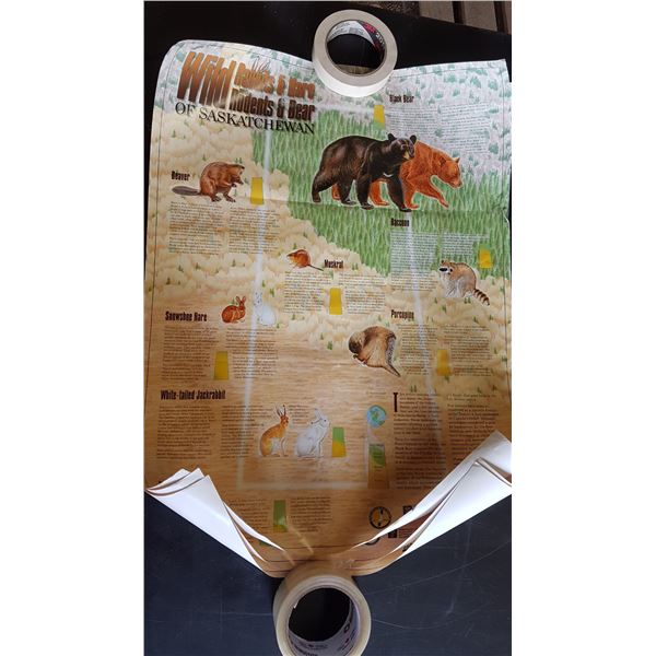 3 Saskatchewan Educational / Children's Posters