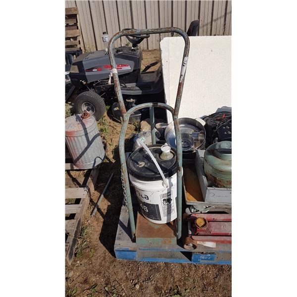 Cylinder Dolly & Contents