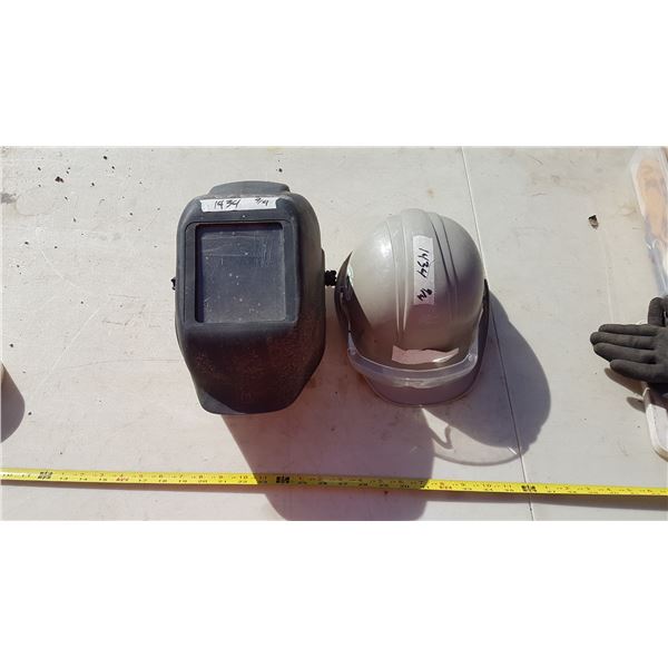 Hard Hat & Safety Glasses & Welding Helmet