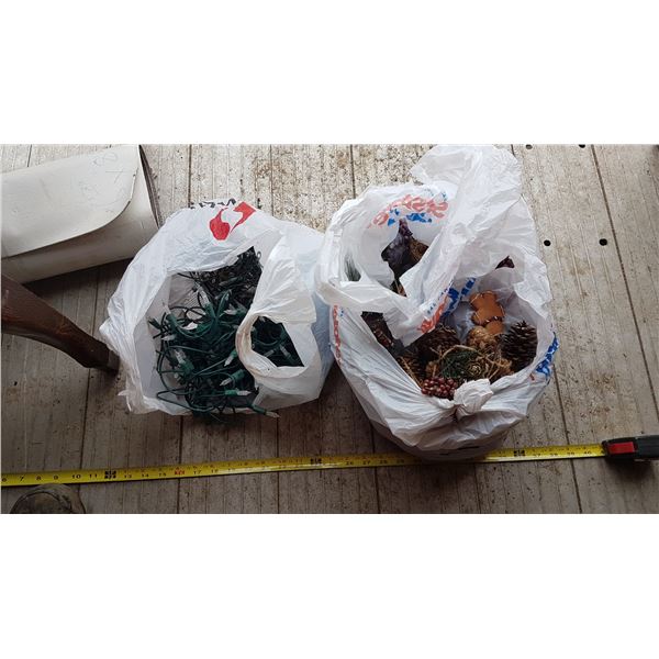 Lot Christmas Decorations Lights