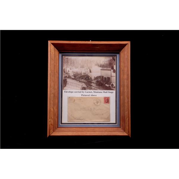 Garnet, Montana Stage Coach Photograph & Envelope