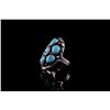 Image 1 : Navajo B. Touchine Sterling Silver Turquoise Ring
