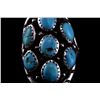 Image 5 : Navajo B. Touchine Sterling Silver Turquoise Ring