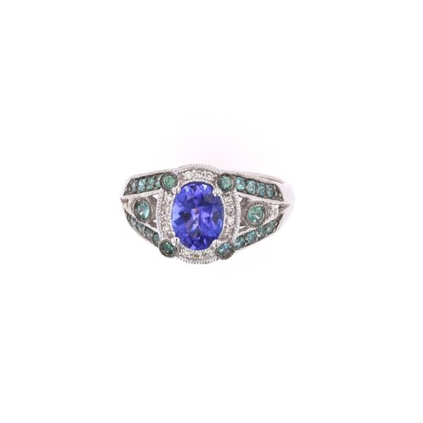 Gorgeous Tanzanite Alexandrite & 14k Gold Ring