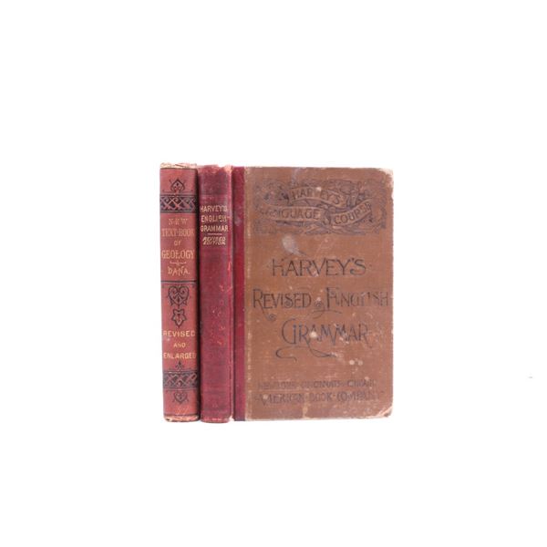 Antique School Books c. 19th Century Collection