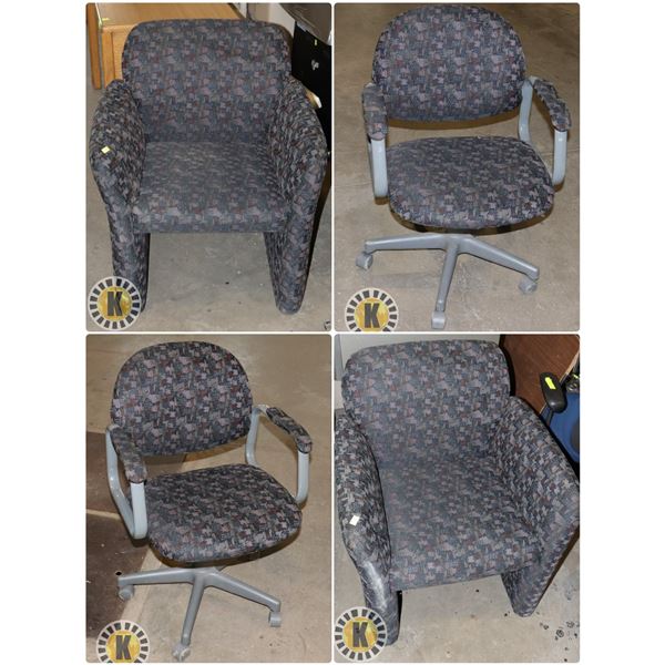 4 PIECE MATCHING OFFICE FURNITURE SET