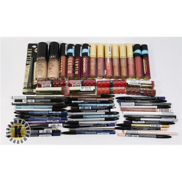 ASSORTED BAG OF MILANI MAKE UP PRODUCTS
