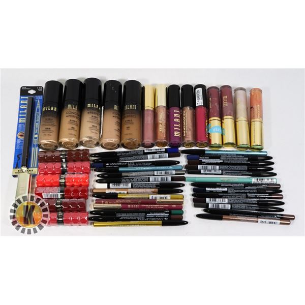 ASSORTED BAG OF MILANI MAKE UP PRODUCTS