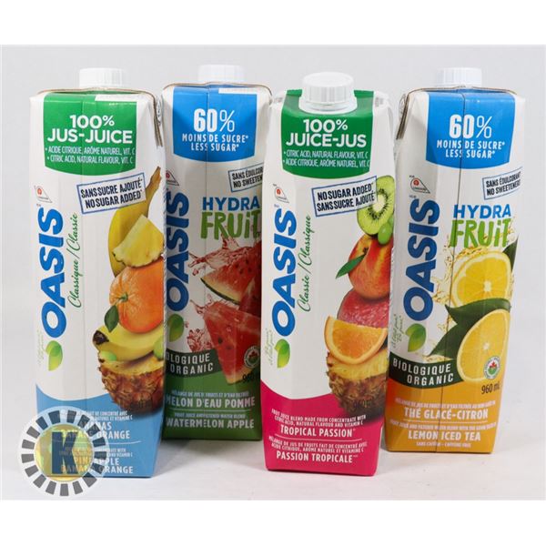 BAG OF 4960ML OASIS JUICE