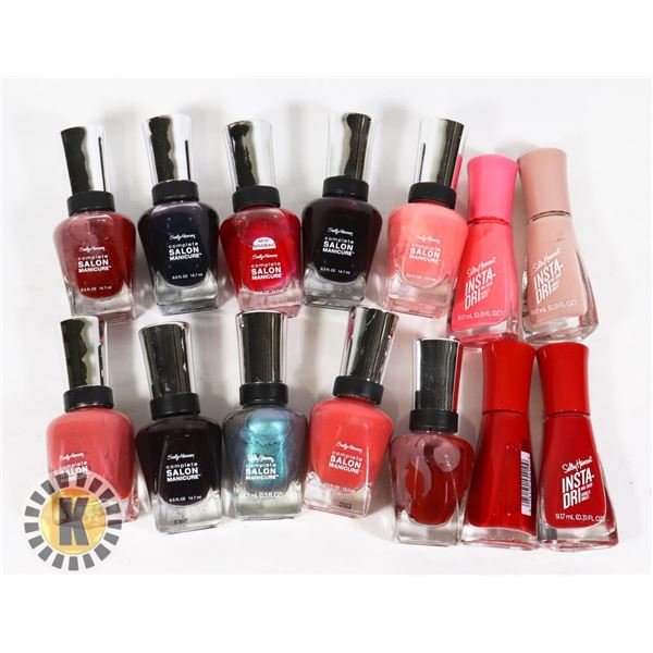 ASSORTED BAG OF SALLY HANSEN NAIL POLISH