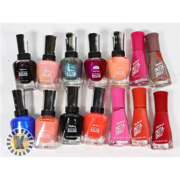ASSORTED BAG OF SALLY HANSEN NAIL POLISH