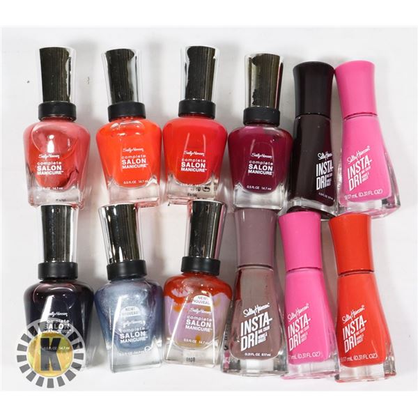 ASSORTED BAG OF SALLY HANSEN NAIL POLISH